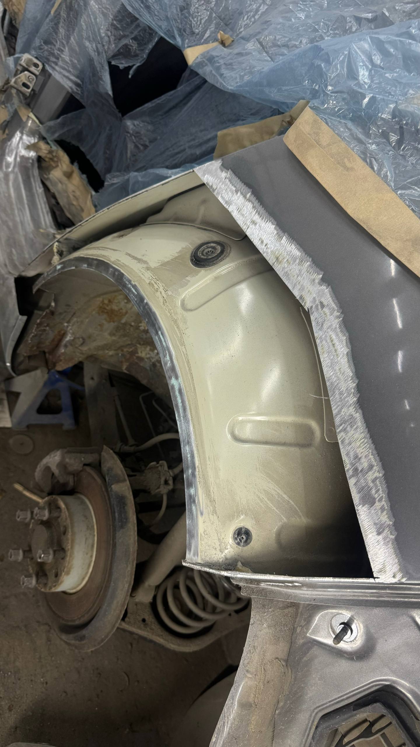 VW GOLF во время ремонта